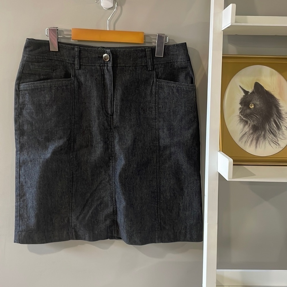 SANDRO Sportswear Denim Skirt